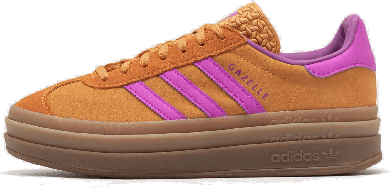adidas Gazelle Bold Flash Orange Purple Burst Crew Orange (Women's)