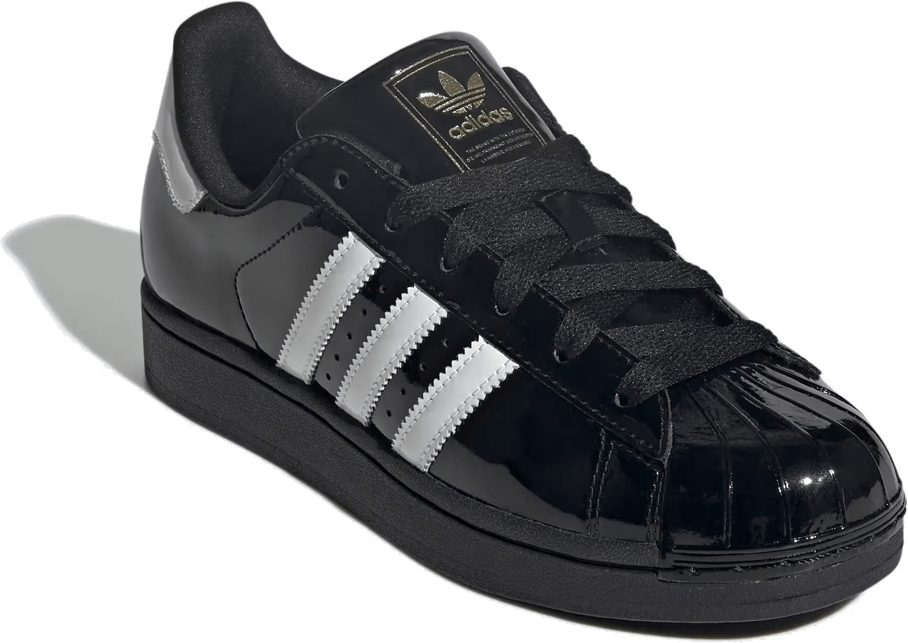 Adidas Superstar II "Black Patent Leather"