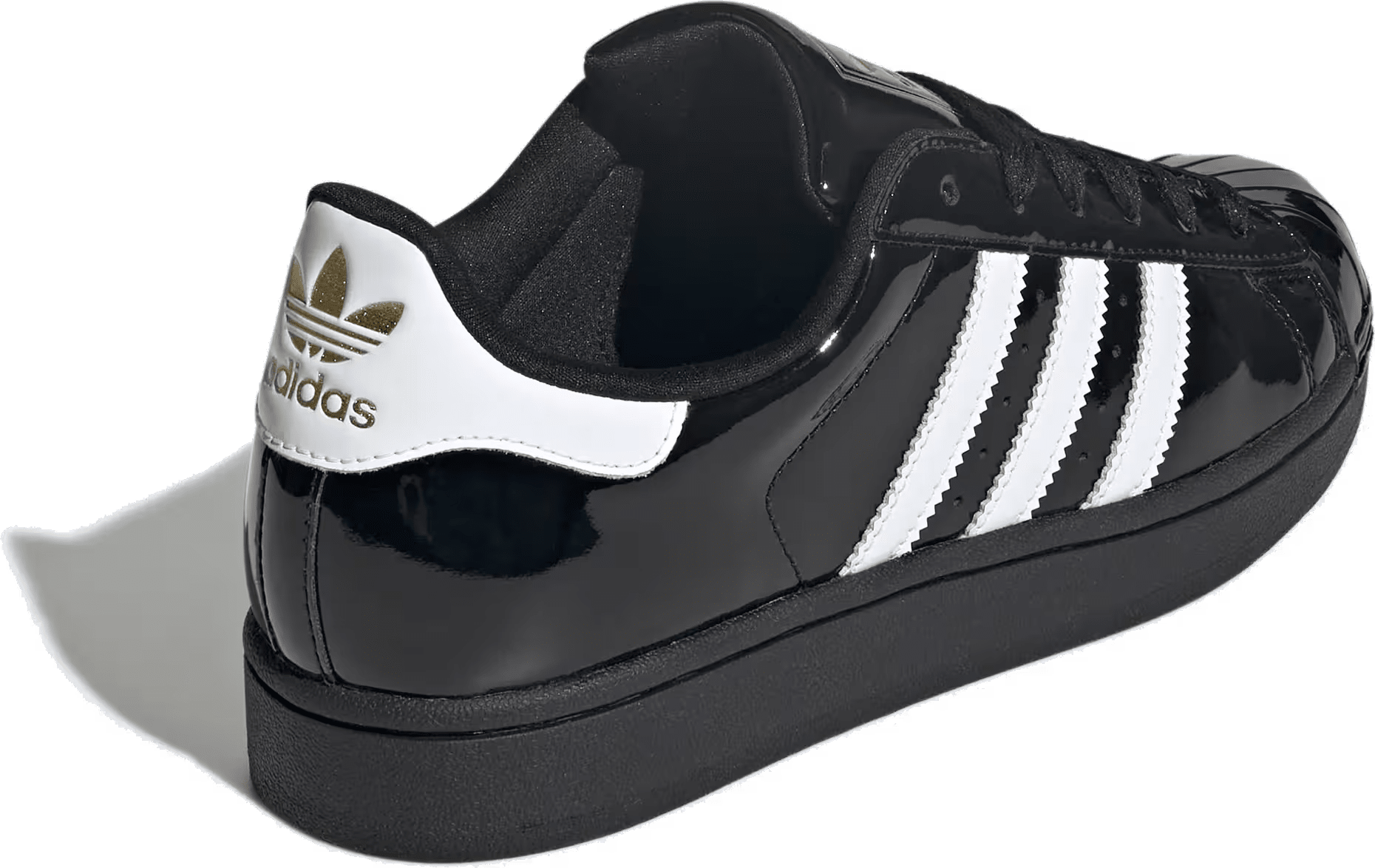 Adidas Superstar II "Black Patent Leather"
