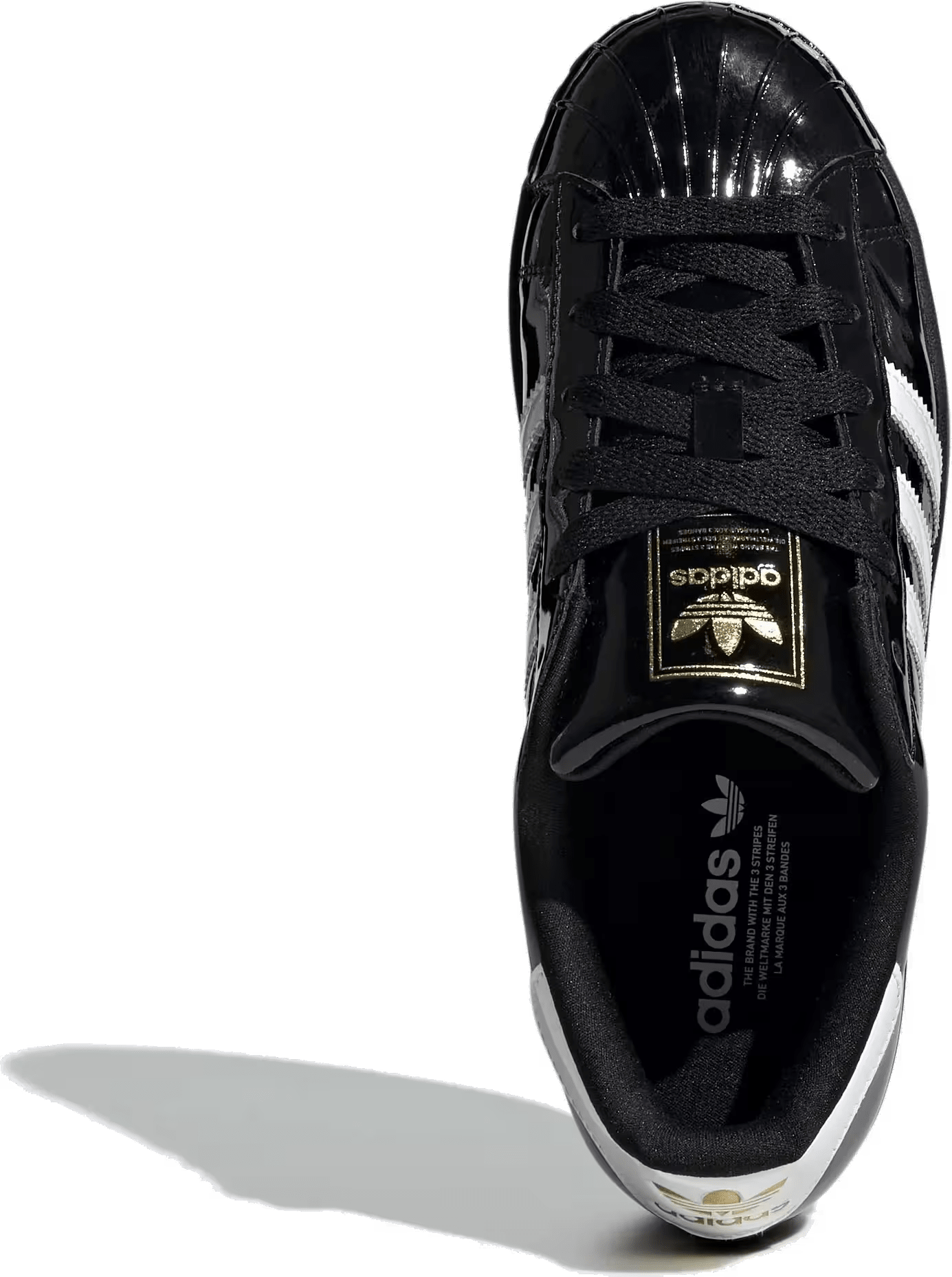 Adidas Superstar II "Black Patent Leather"