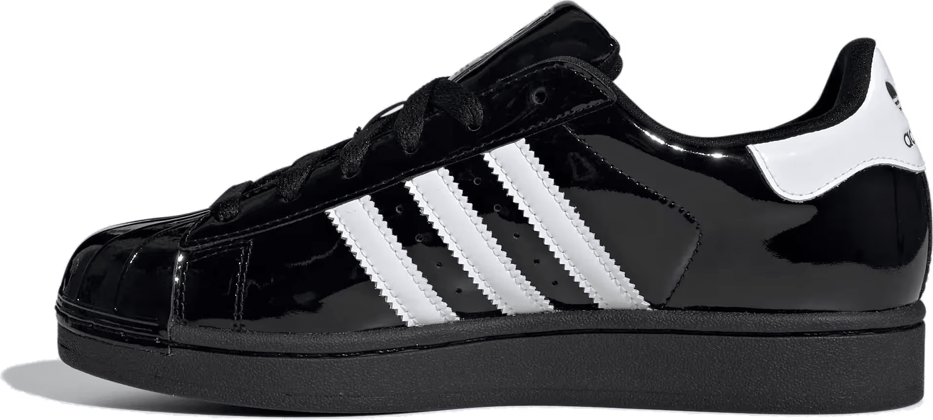 Adidas Superstar II "Black Patent Leather"