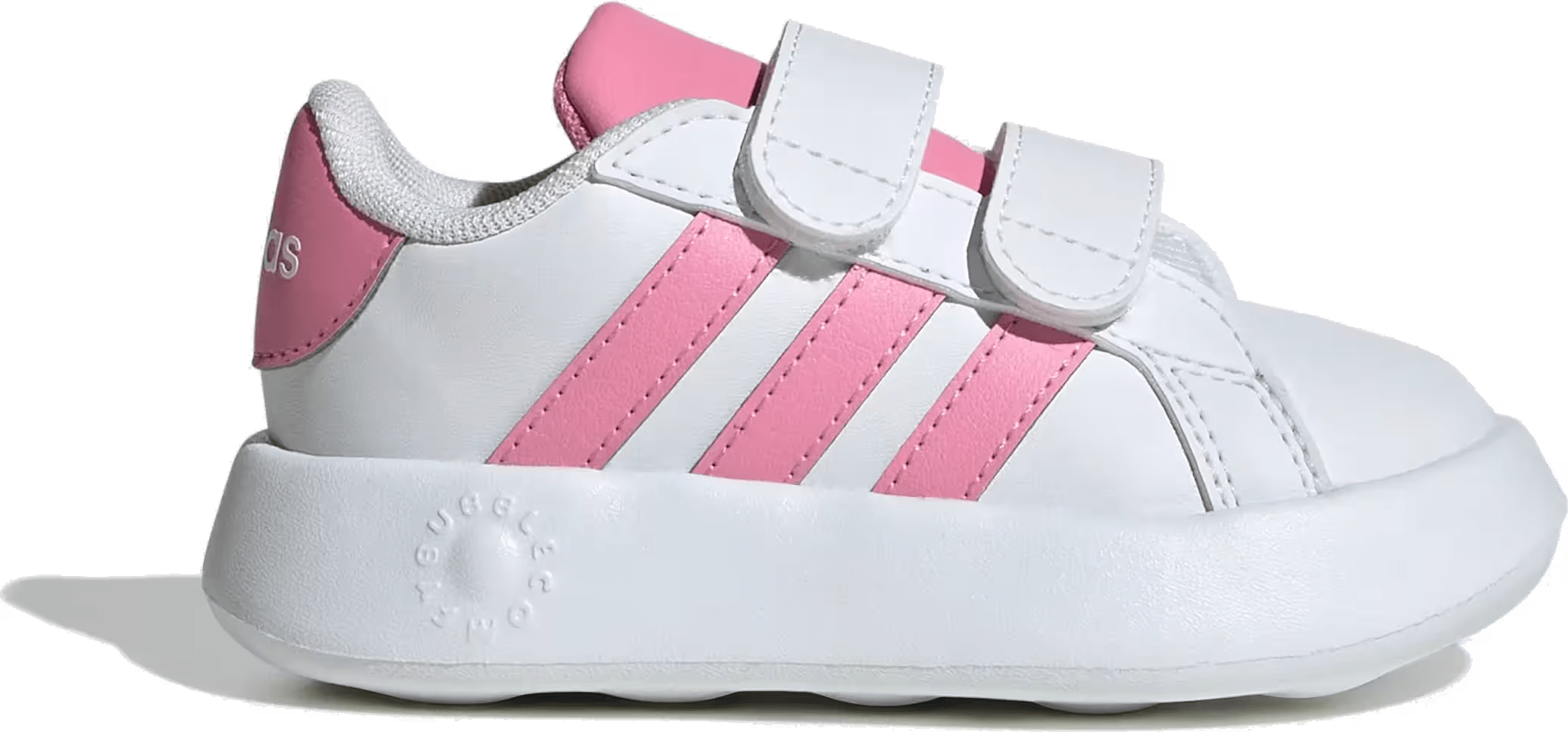 adidas Grand Court 2.0 Cloud White Bliss Pink Core Black (TD)