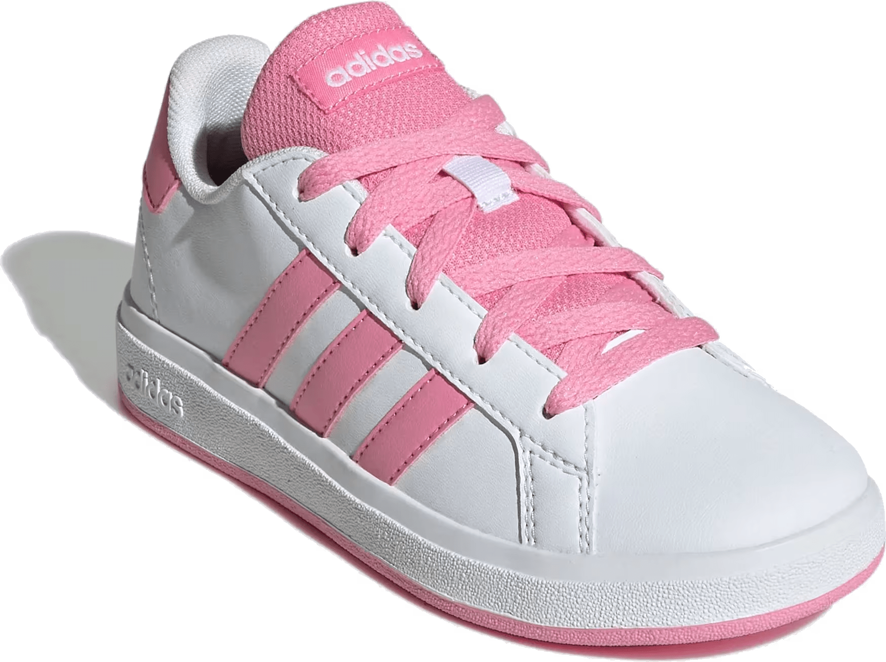 adidas Grand Court Lifestyle Cloud White Bliss Pink Core Black (GS)