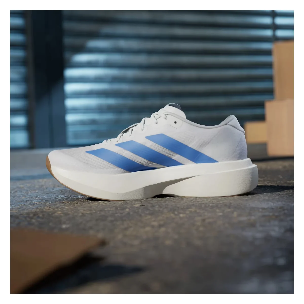 adidas Adizero Evo SL White Blue Fusion (Women's)