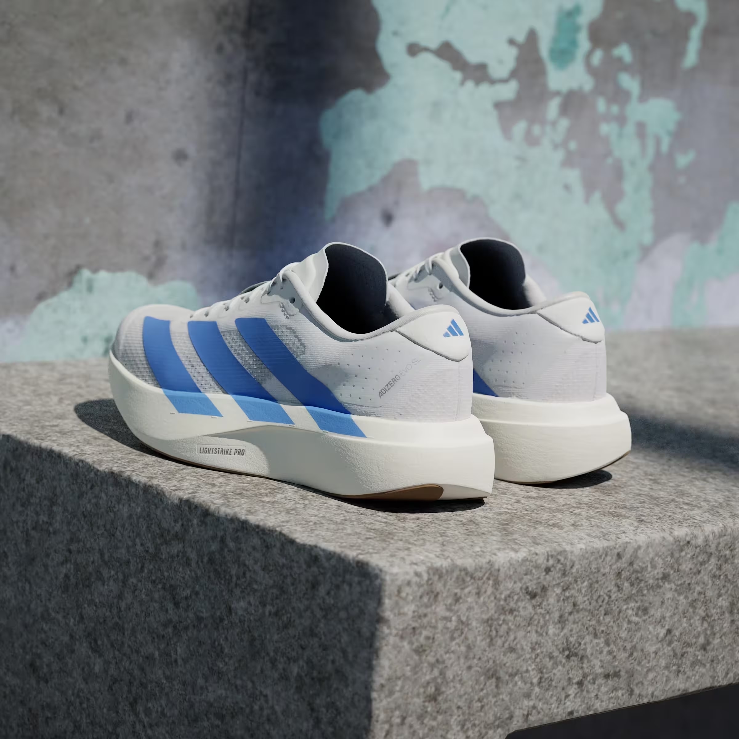 adidas Adizero Evo SL White Blue Fusion (Women's)