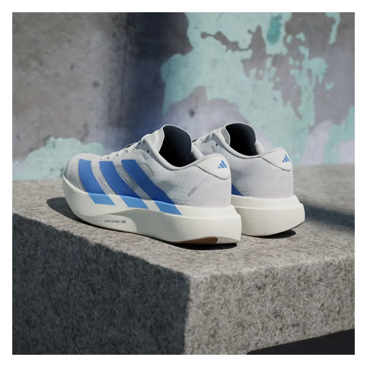 adidas Adizero Evo SL White Blue Fusion (Women's)