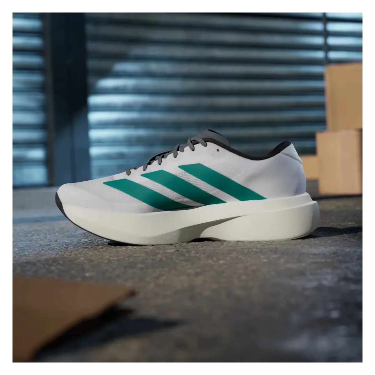 adidas Adizero Evo SL White Pure Teal