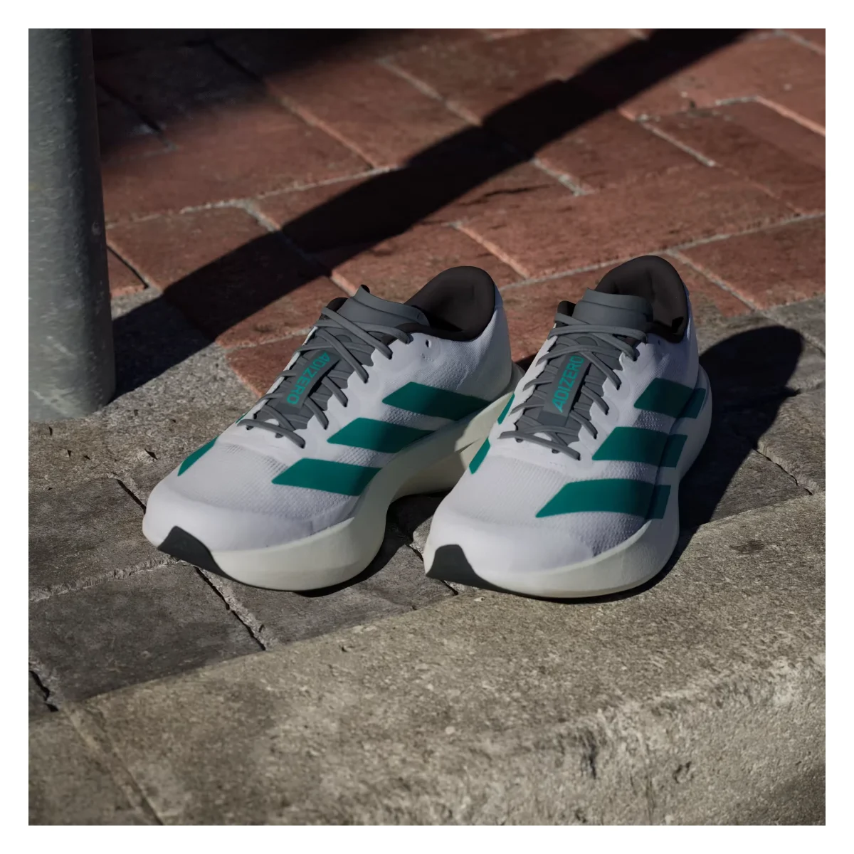 adidas Adizero Evo SL White Pure Teal