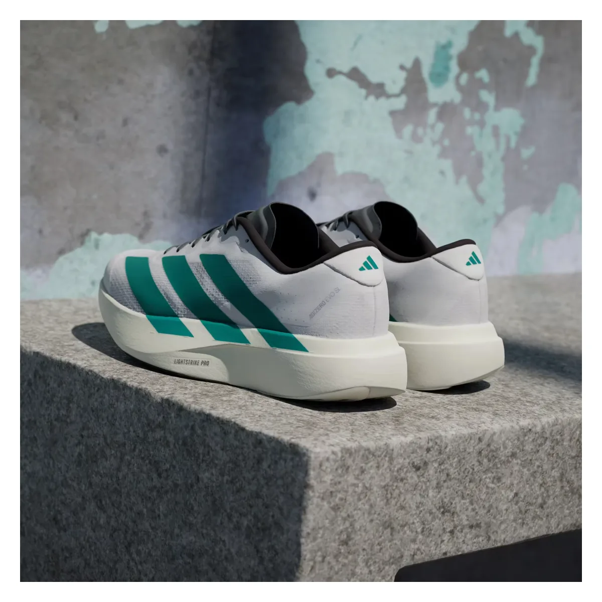 adidas Adizero Evo SL White Pure Teal