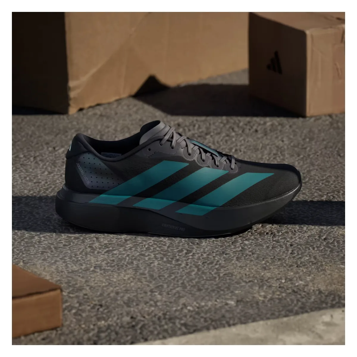 adidas Adizero Evo SL Black Pure Teal