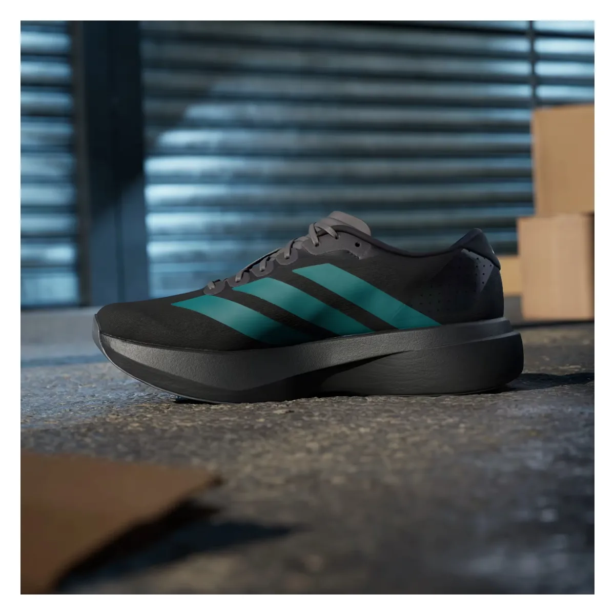 adidas Adizero Evo SL Black Pure Teal