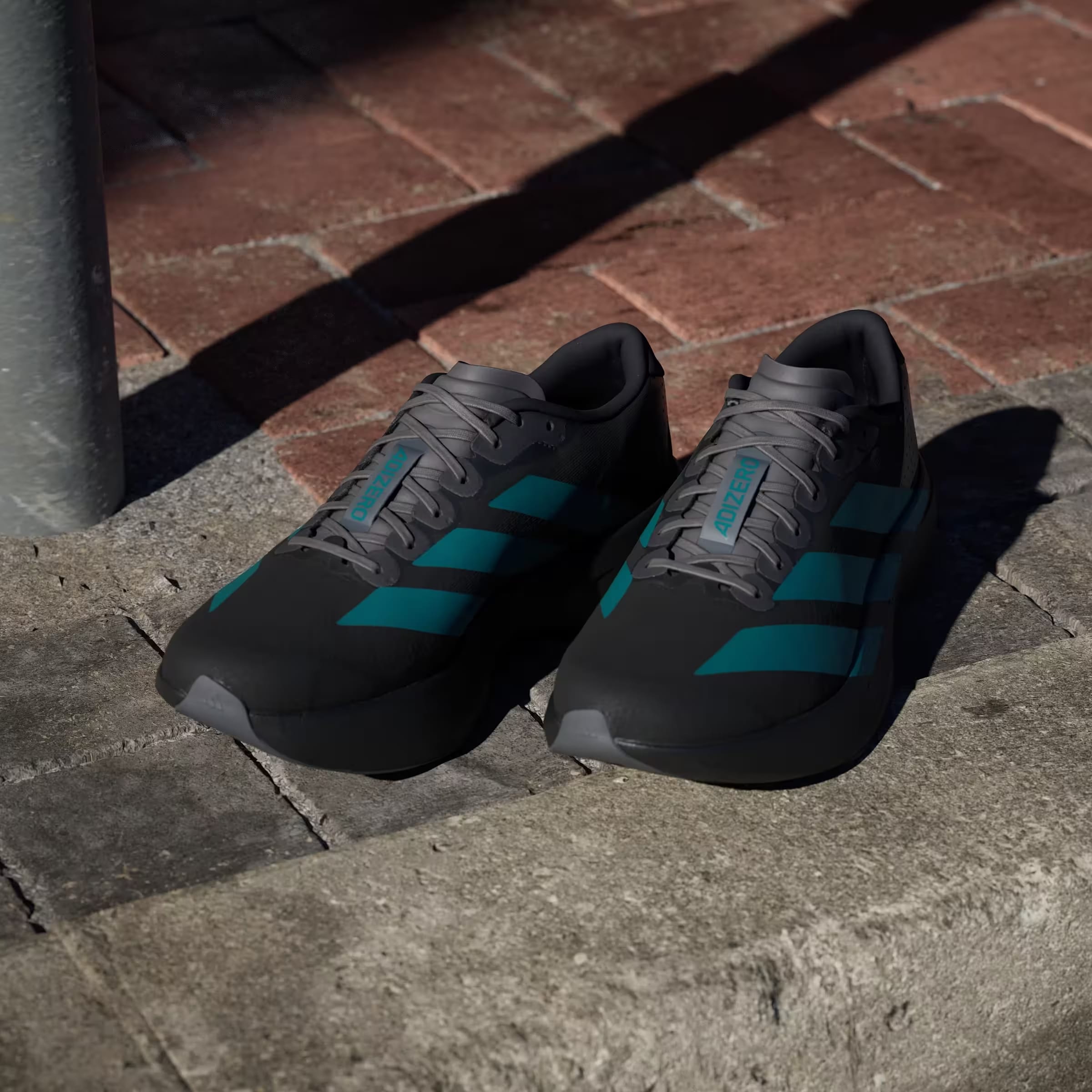 adidas Adizero Evo SL Black Pure Teal