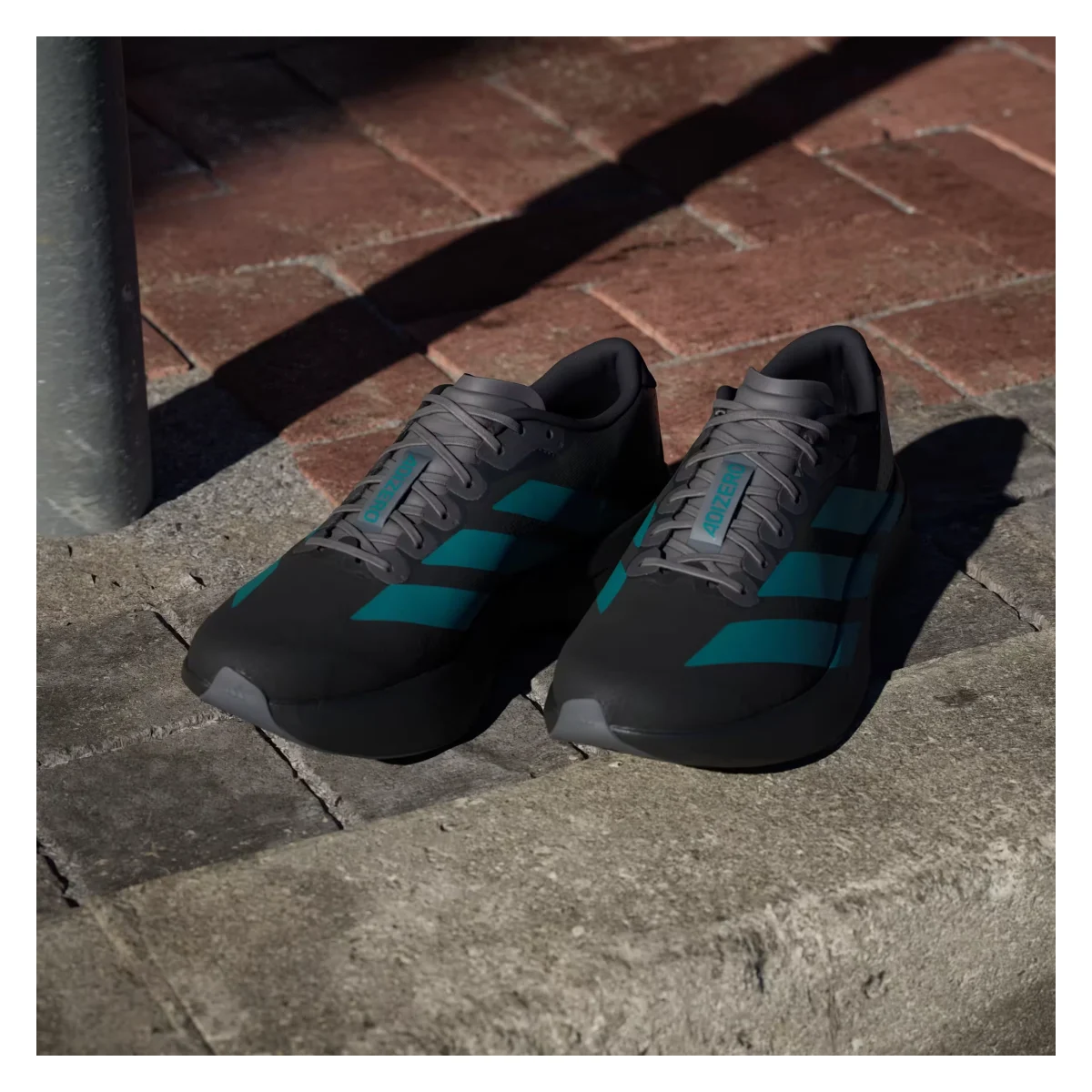 adidas Adizero Evo SL Black Pure Teal
