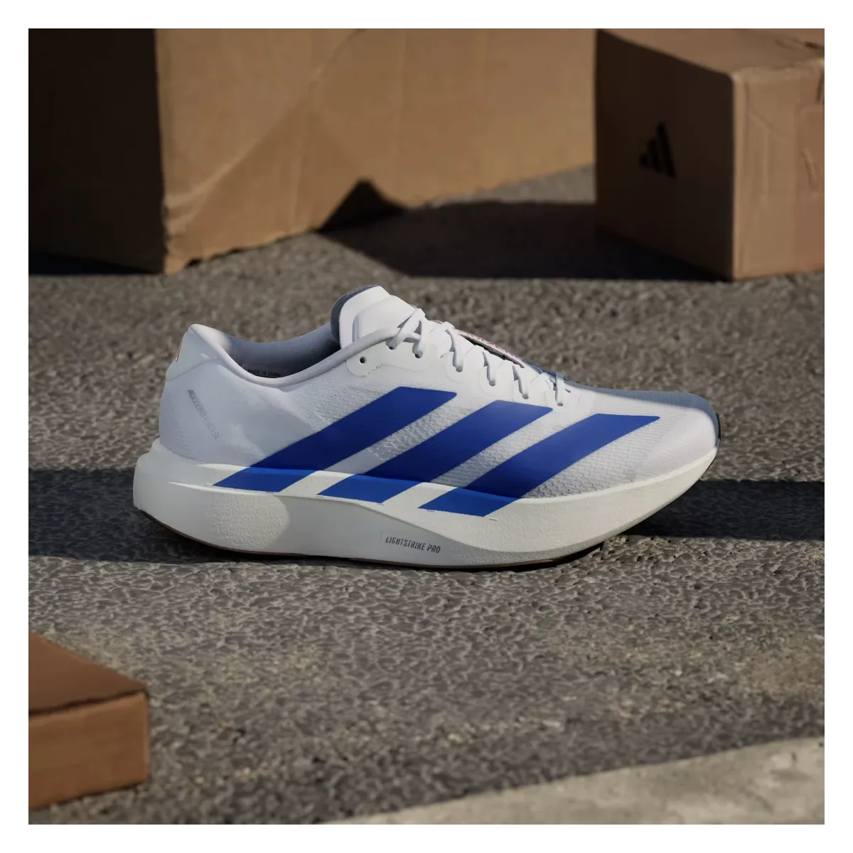 adidas Adizero Evo SL White Royal Blue