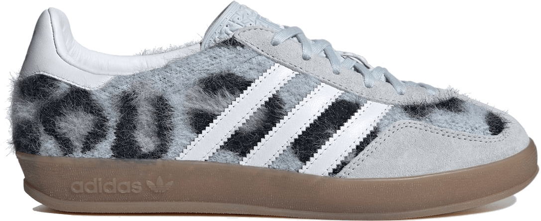 atmos Pink x Adidas Gazelle Indoor "Trinity Leopard Grey"