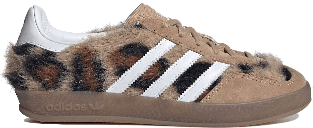 atmos Pink x Adidas Gazelle Indoor "Trinity Leopard Brown