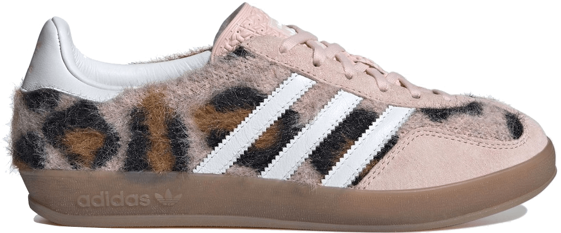 atmos Pink x Adidas Gazelle Indoor "Trinity Leopard Sand Pink"