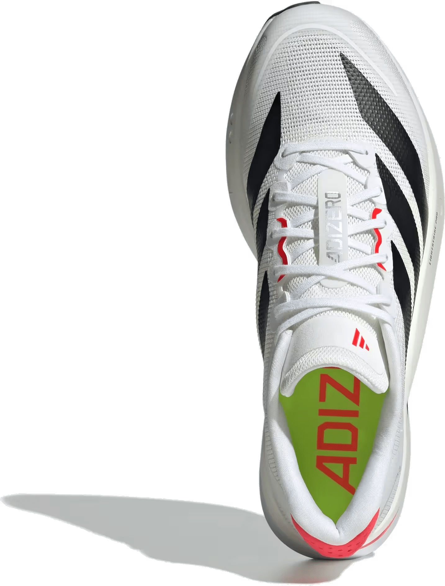 adidas Adizero Boston 13 White Black Lucid Red