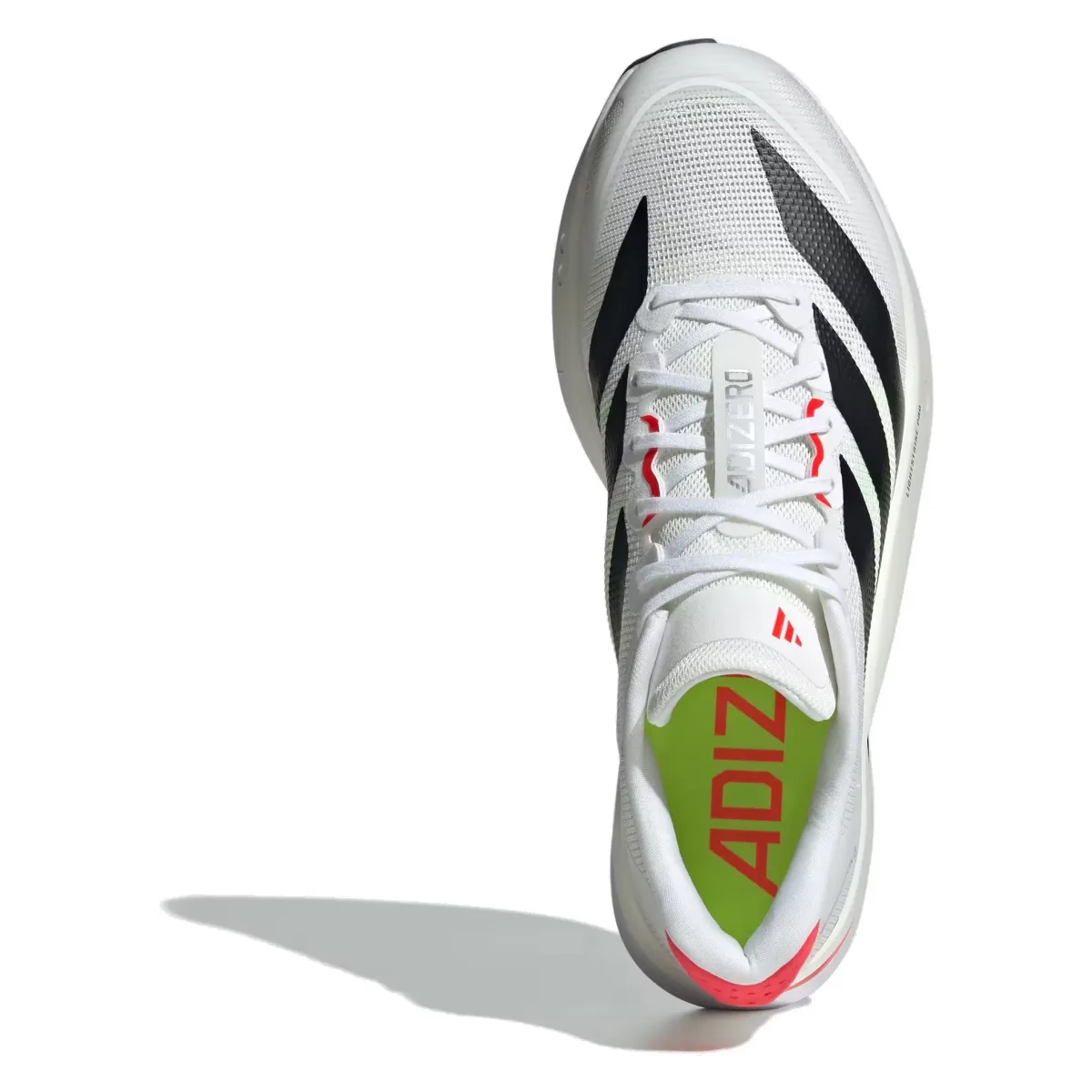 adidas Adizero Boston 13 White Black Lucid Red