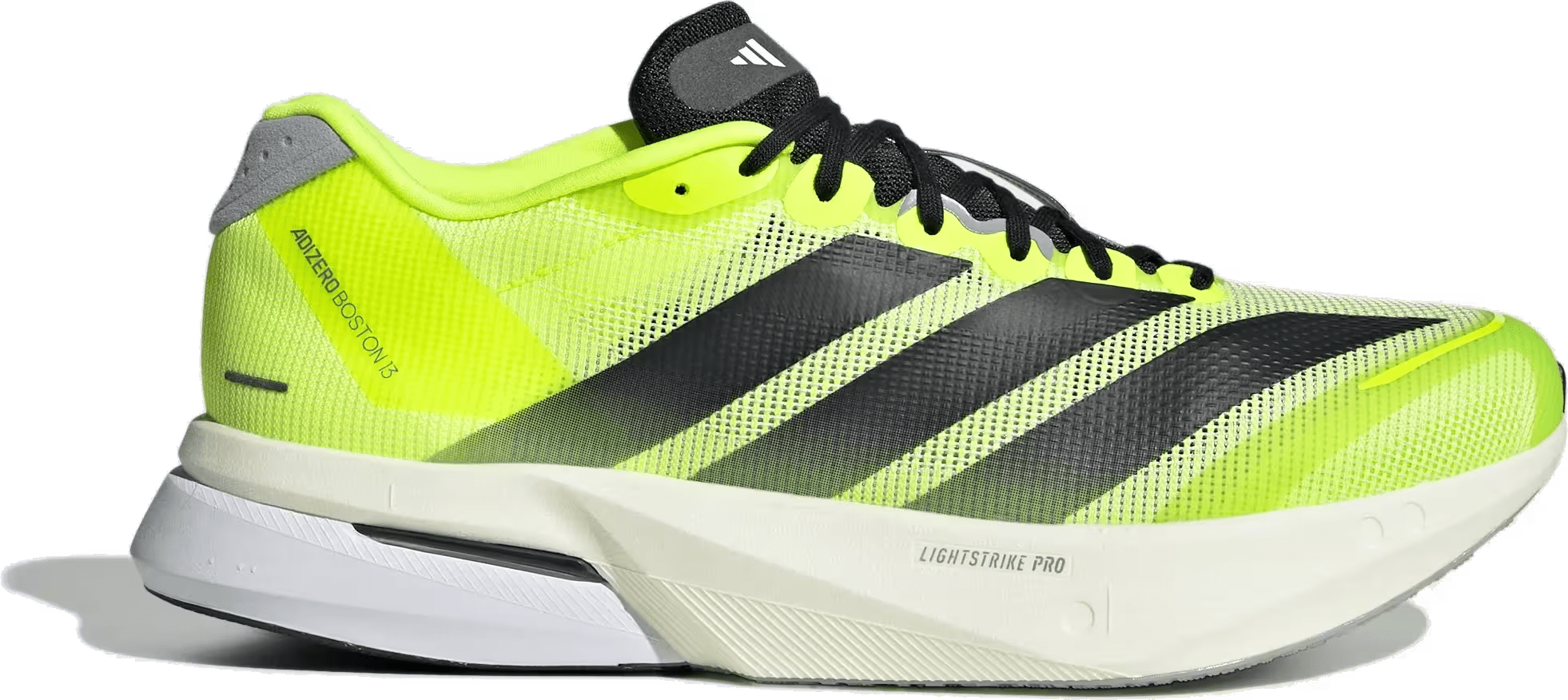 adidas Adizero Boston 13 Lucid Lemon Core Black Halo Silver