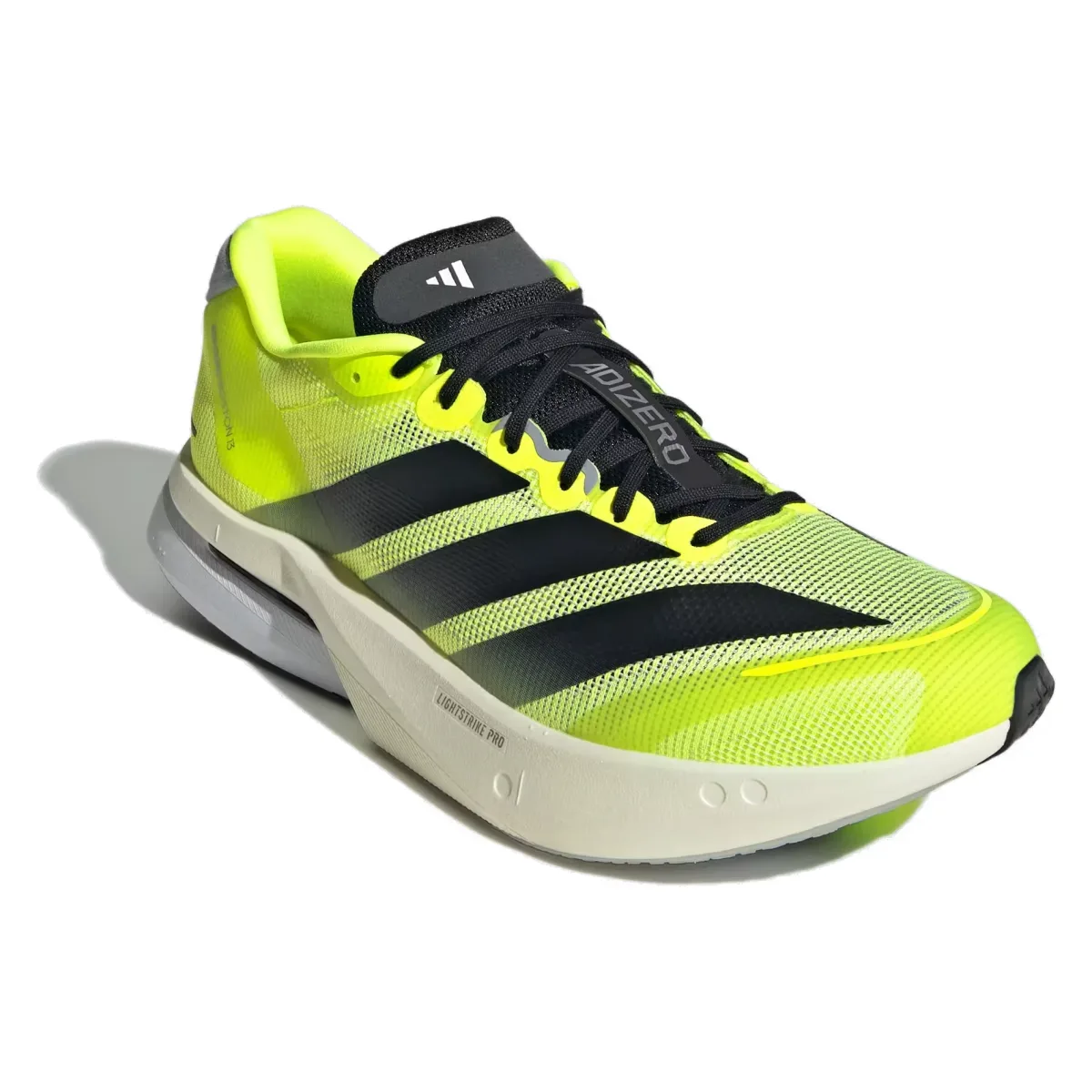 adidas Adizero Boston 13 Lucid Lemon Core Black Halo Silver