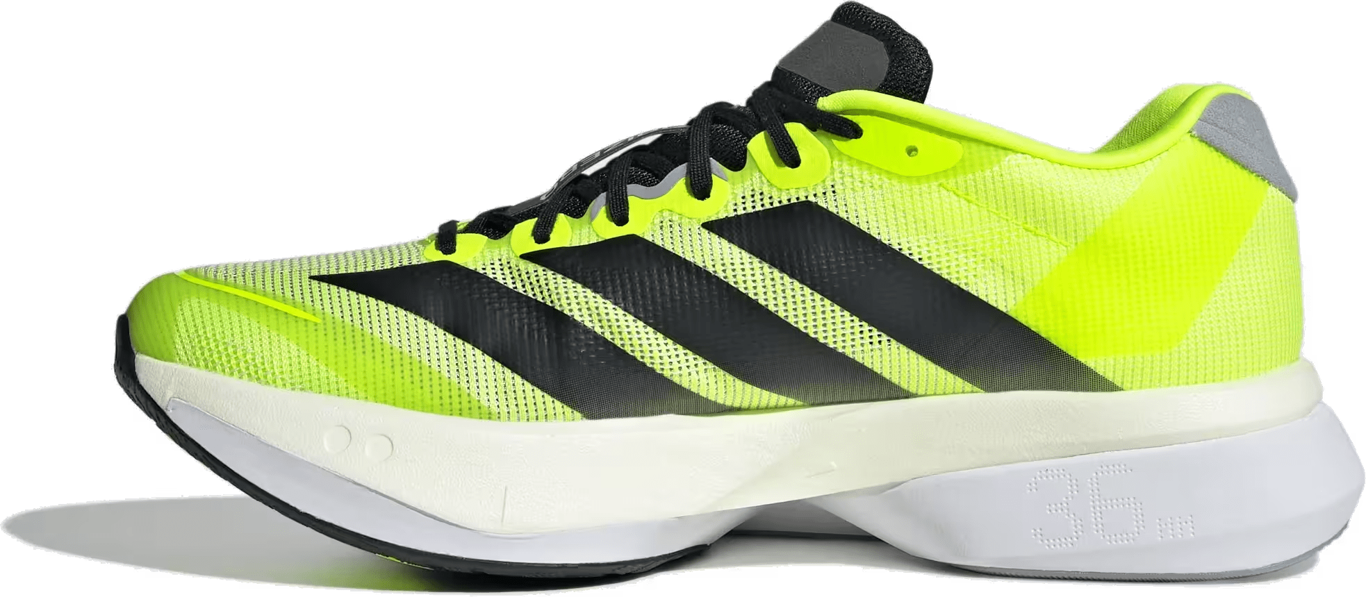 adidas Adizero Boston 13 Lucid Lemon Core Black Halo Silver