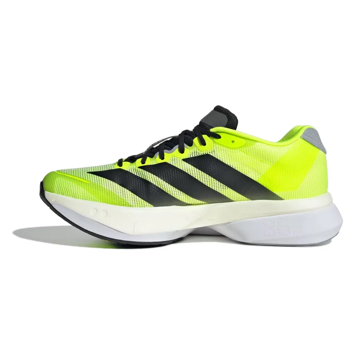 adidas Adizero Boston 13 Lucid Lemon Core Black Halo Silver