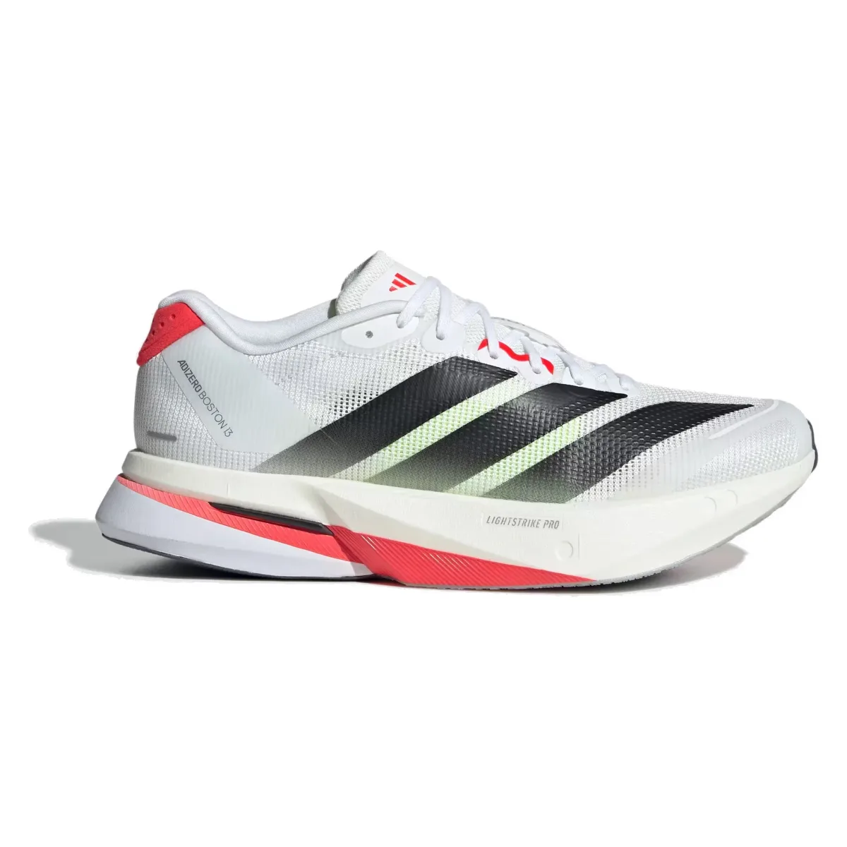 adidas Adizero Boston 13 Cloud White Core Black Lucid Red (Women's)