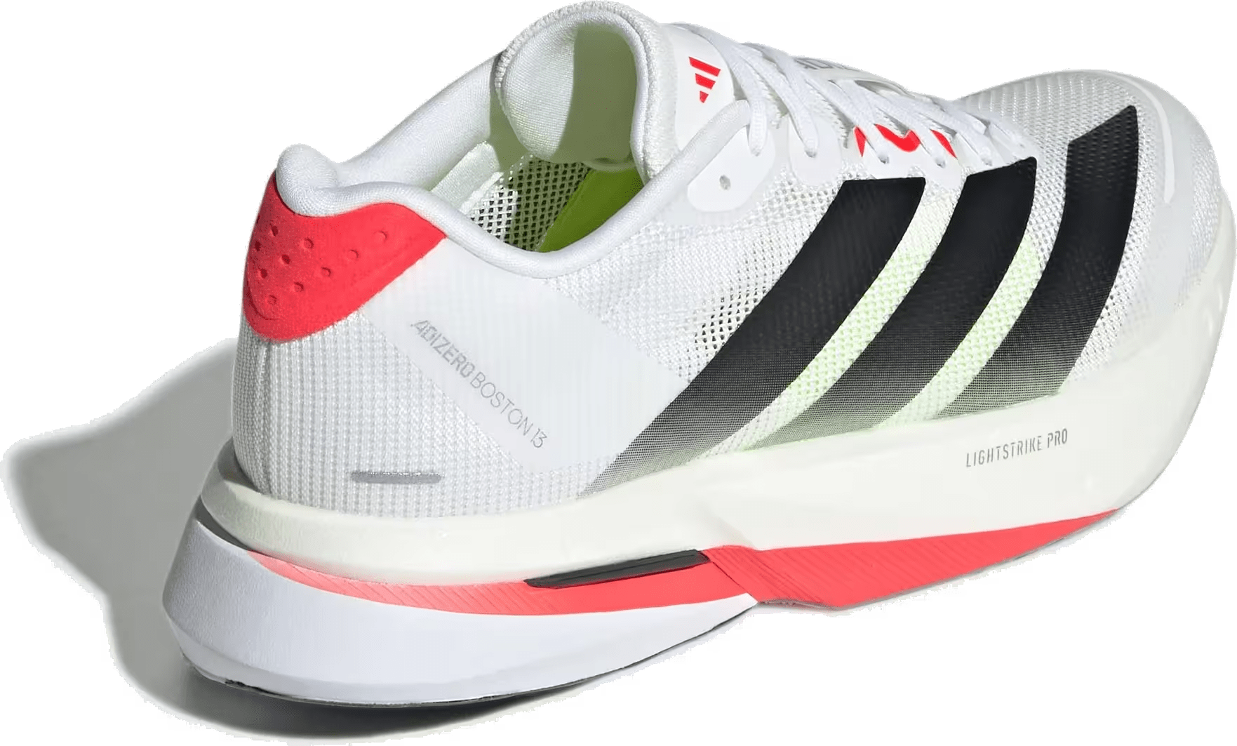 adidas Adizero Boston 13 Cloud White Core Black Lucid Red (Women's)