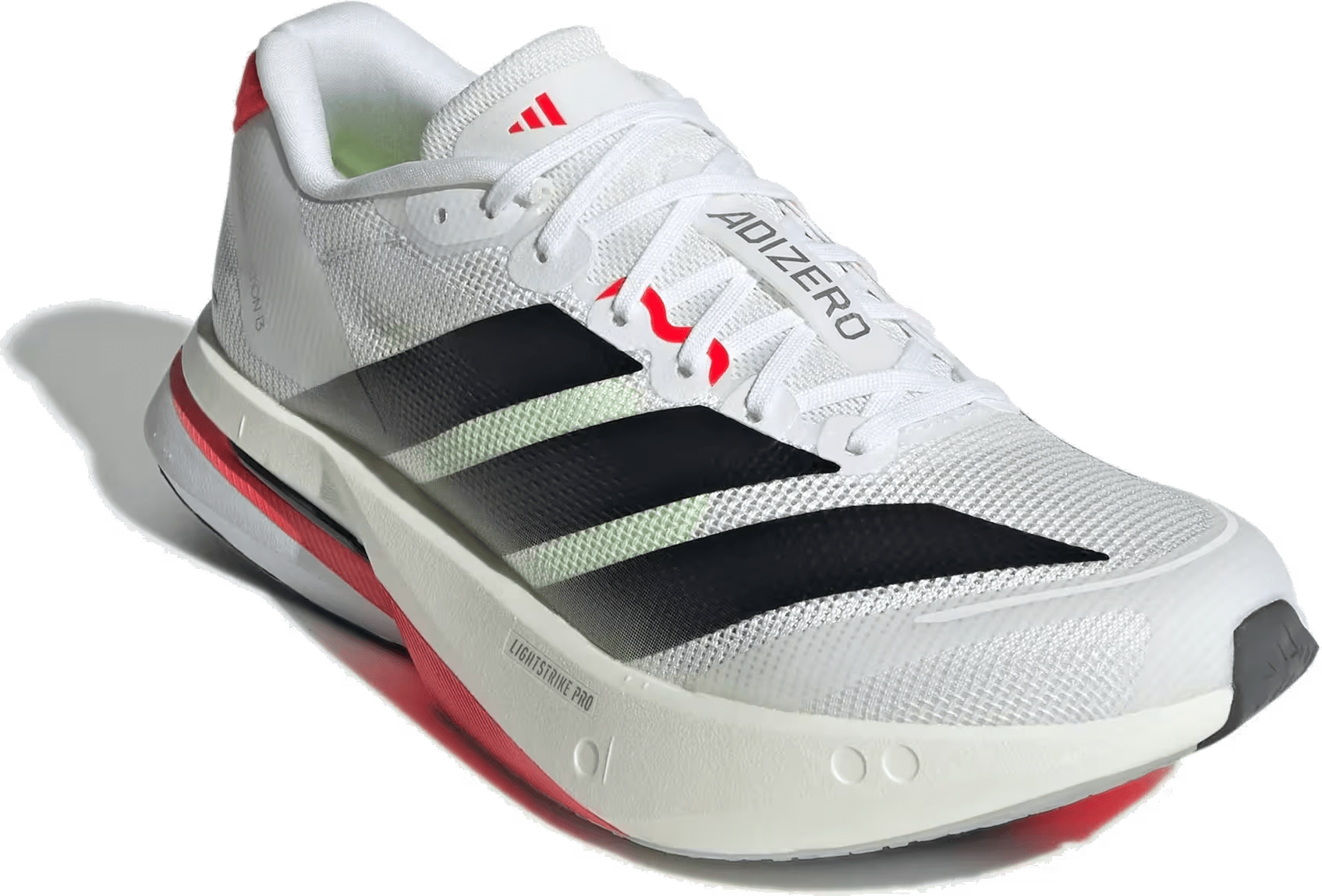 adidas Adizero Boston 13 Cloud White Core Black Lucid Red (Women's)
