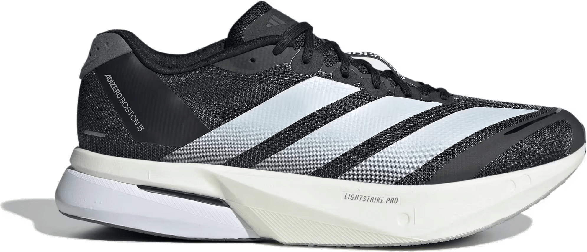 adidas Adizero Boston 13 Core Black Cloud White Grey Five