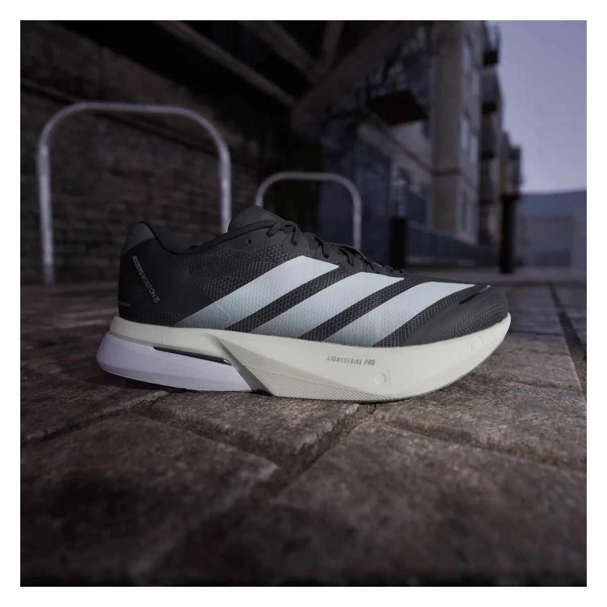 adidas Adizero Boston 13 Core Black Cloud White Grey Five