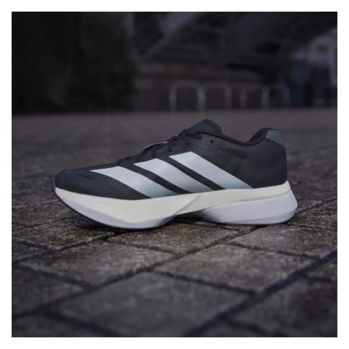 adidas Adizero Boston 13 Core Black Cloud White Grey Five