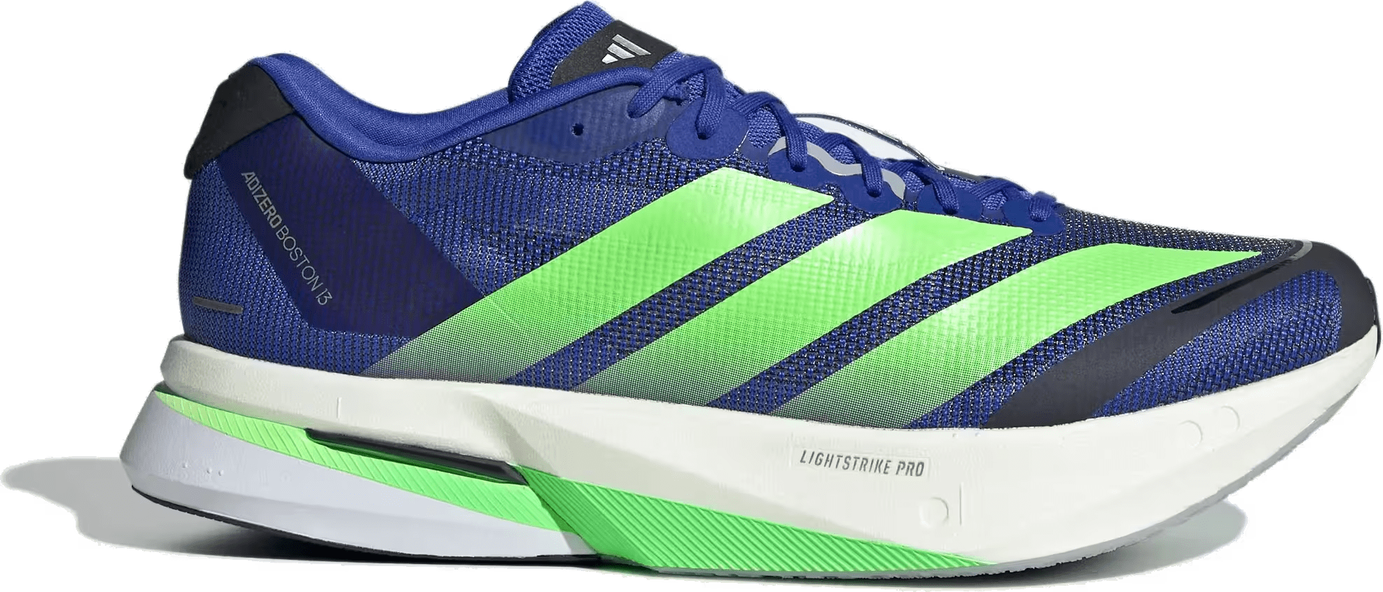 adidas Adizero Boston 13 Lucid Blue Lime Burst Core Black