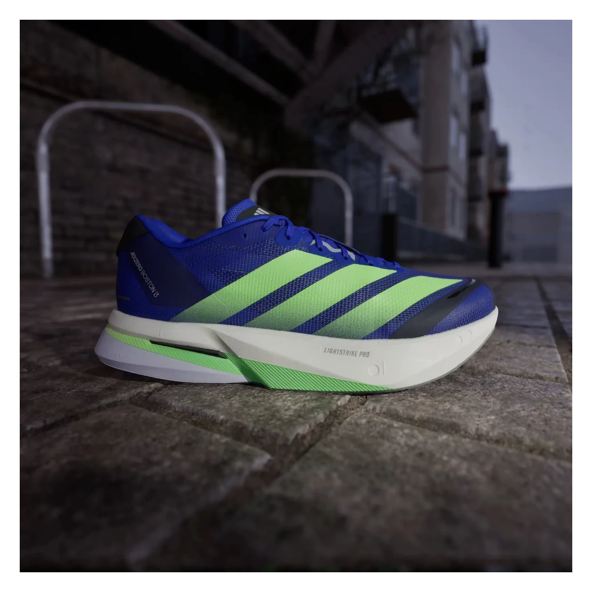 adidas Adizero Boston 13 Lucid Blue Lime Burst Core Black
