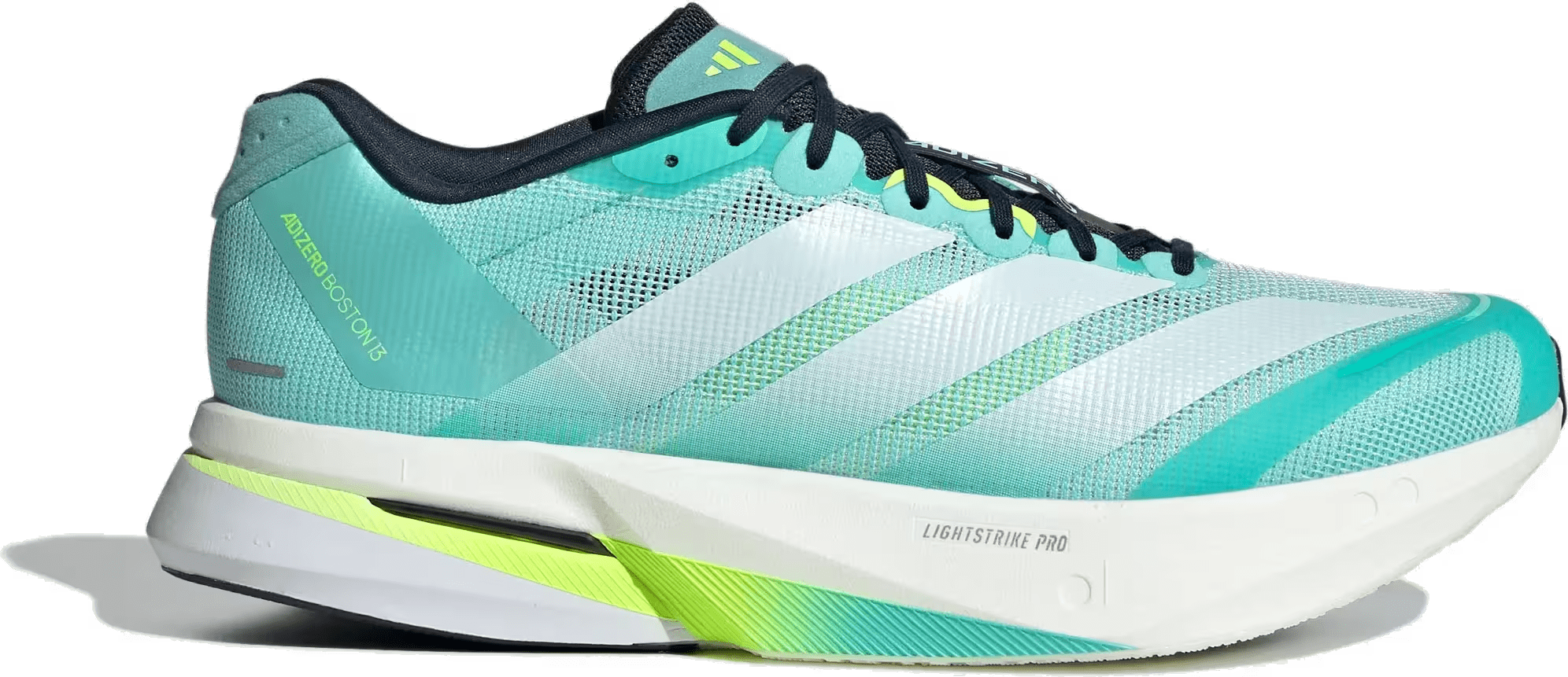 adidas Adizero Boston 13 Flash Aqua White Lucid Lemon