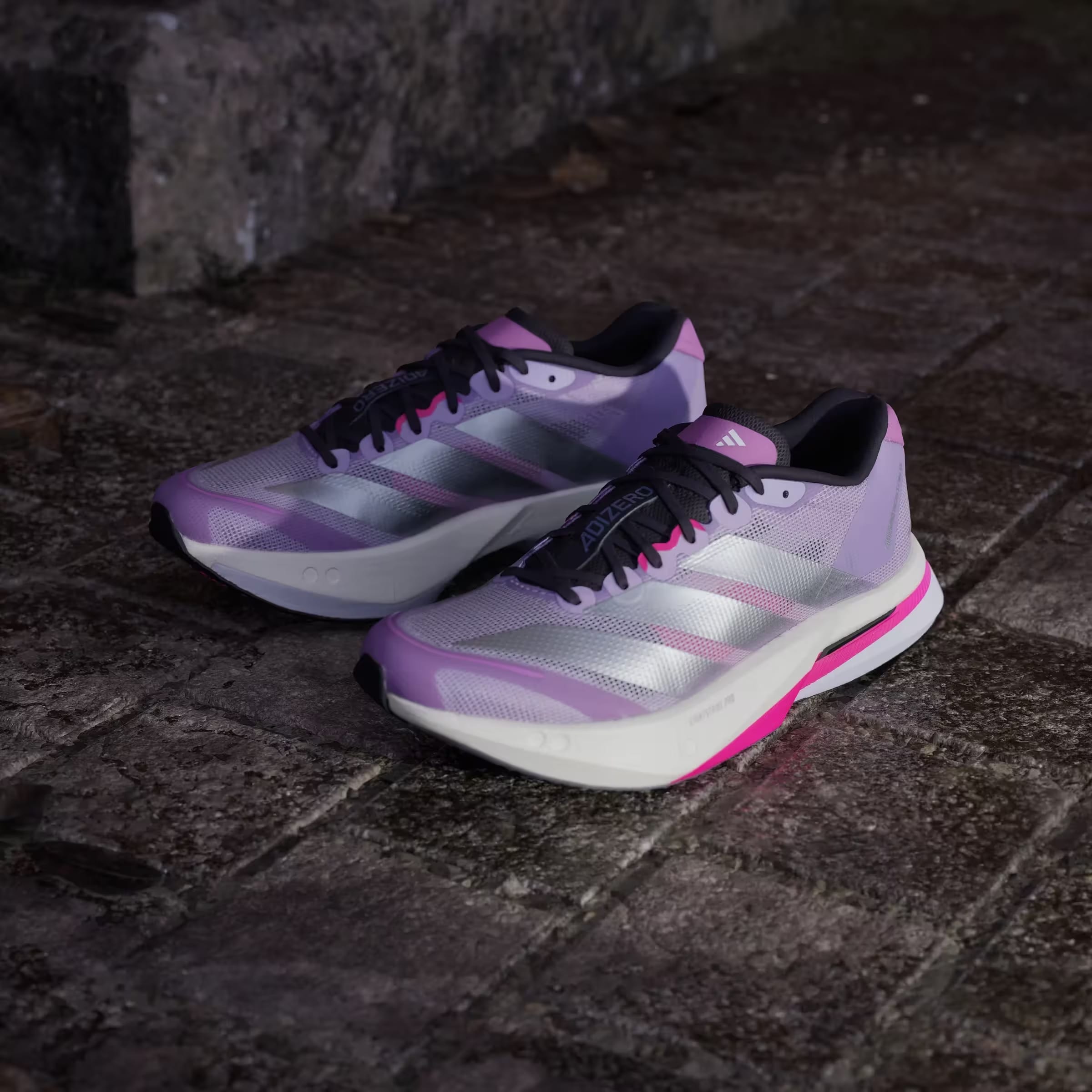adidas Adizero Boston 13 Powder Plum Silver Metallic (Women's)