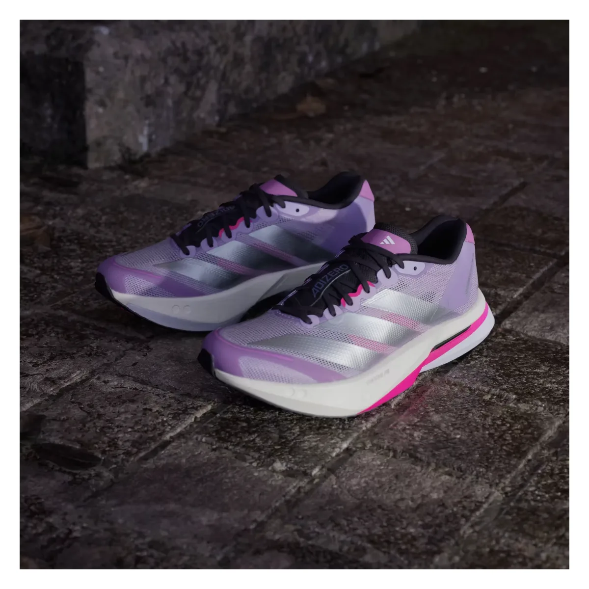 adidas Adizero Boston 13 Powder Plum Silver Metallic (Women's)