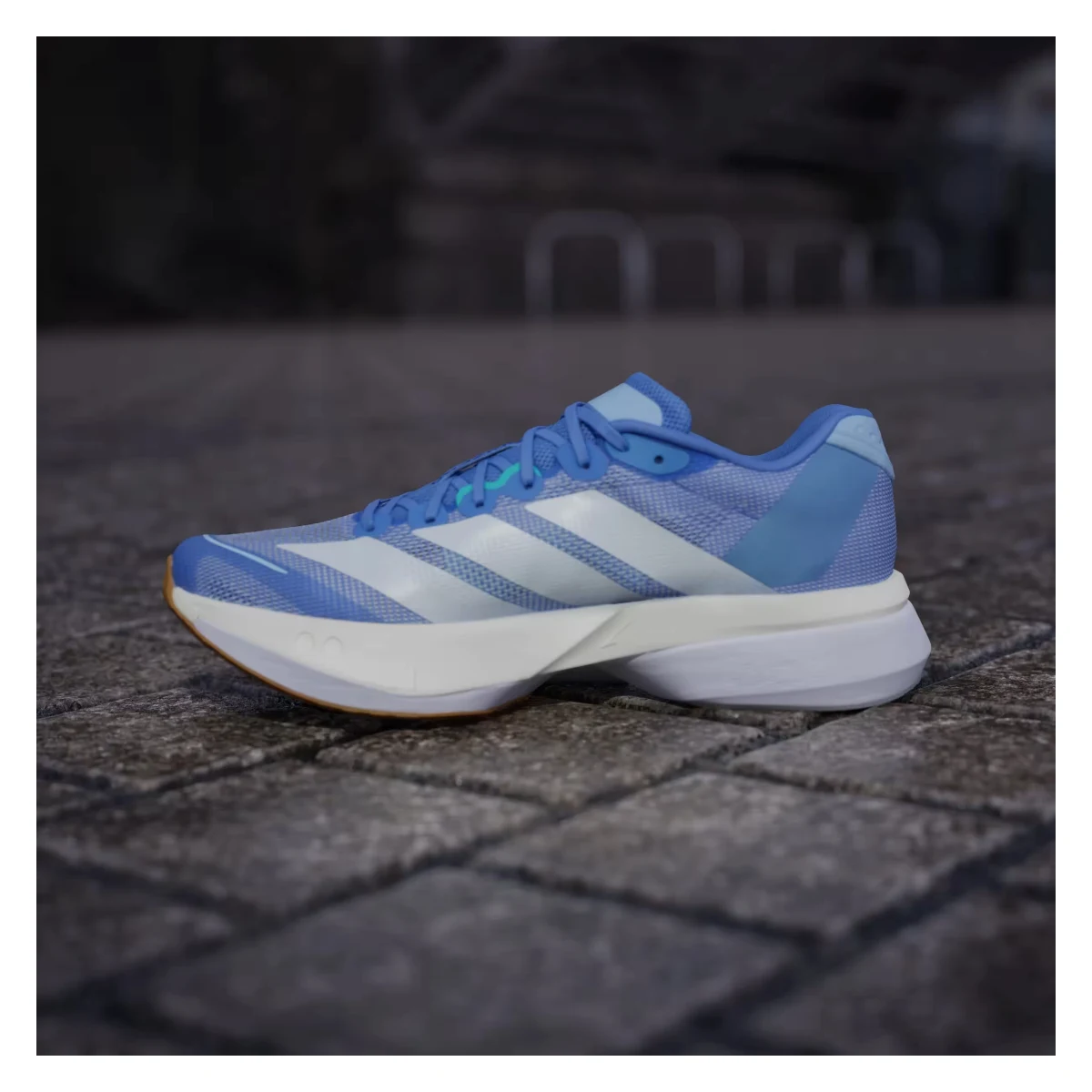 adidas Adizero Boston 13 Blue Fusion Zero Metalic Glow Blue (Women's)