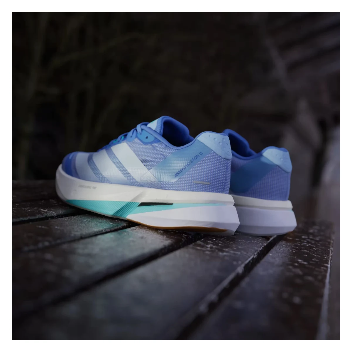 adidas Adizero Boston 13 Blue Fusion Zero Metalic Glow Blue (Women's)