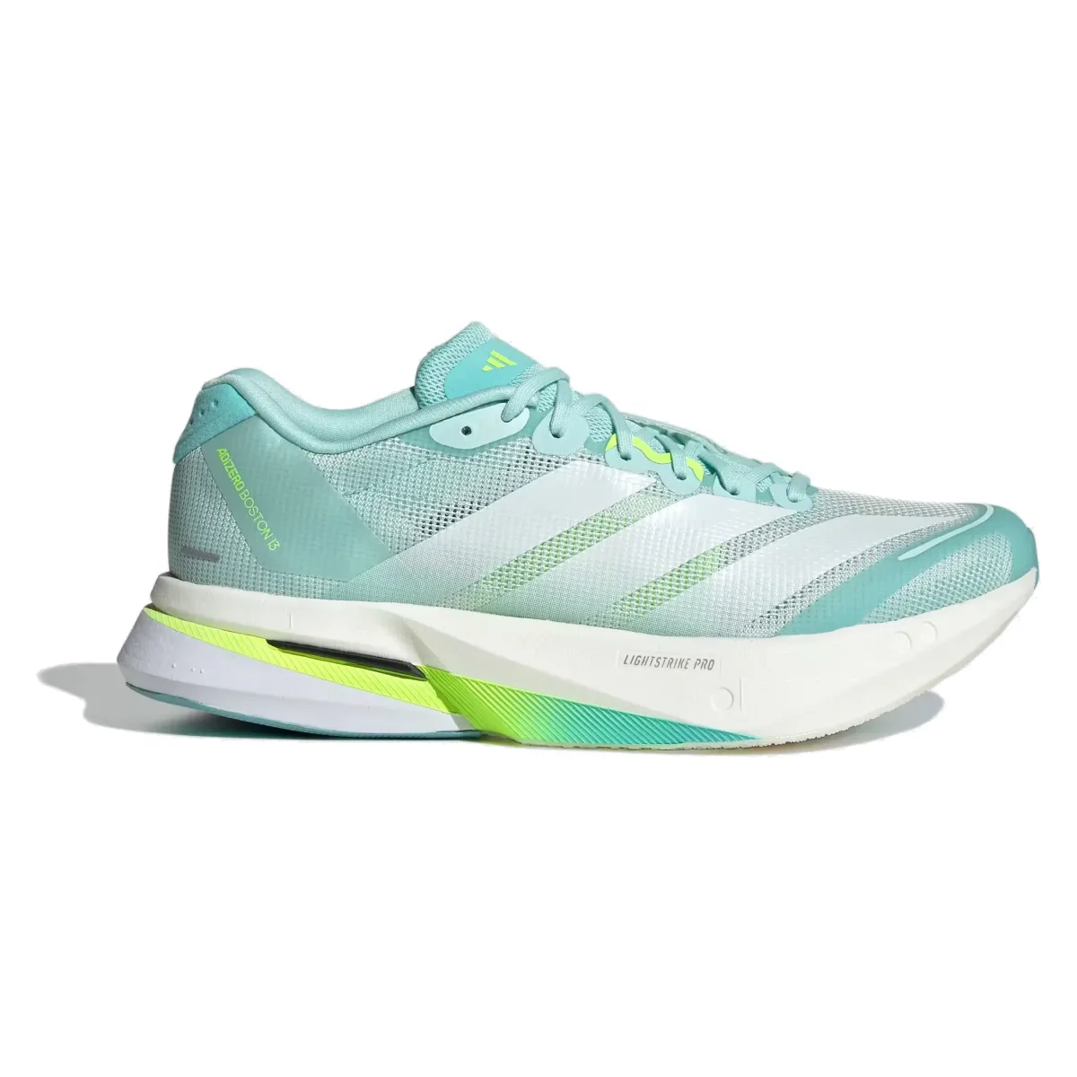 adidas Adizero Boston 13 Semi Flash Aqua Zero Metalic Lucid Lemon (Women's)