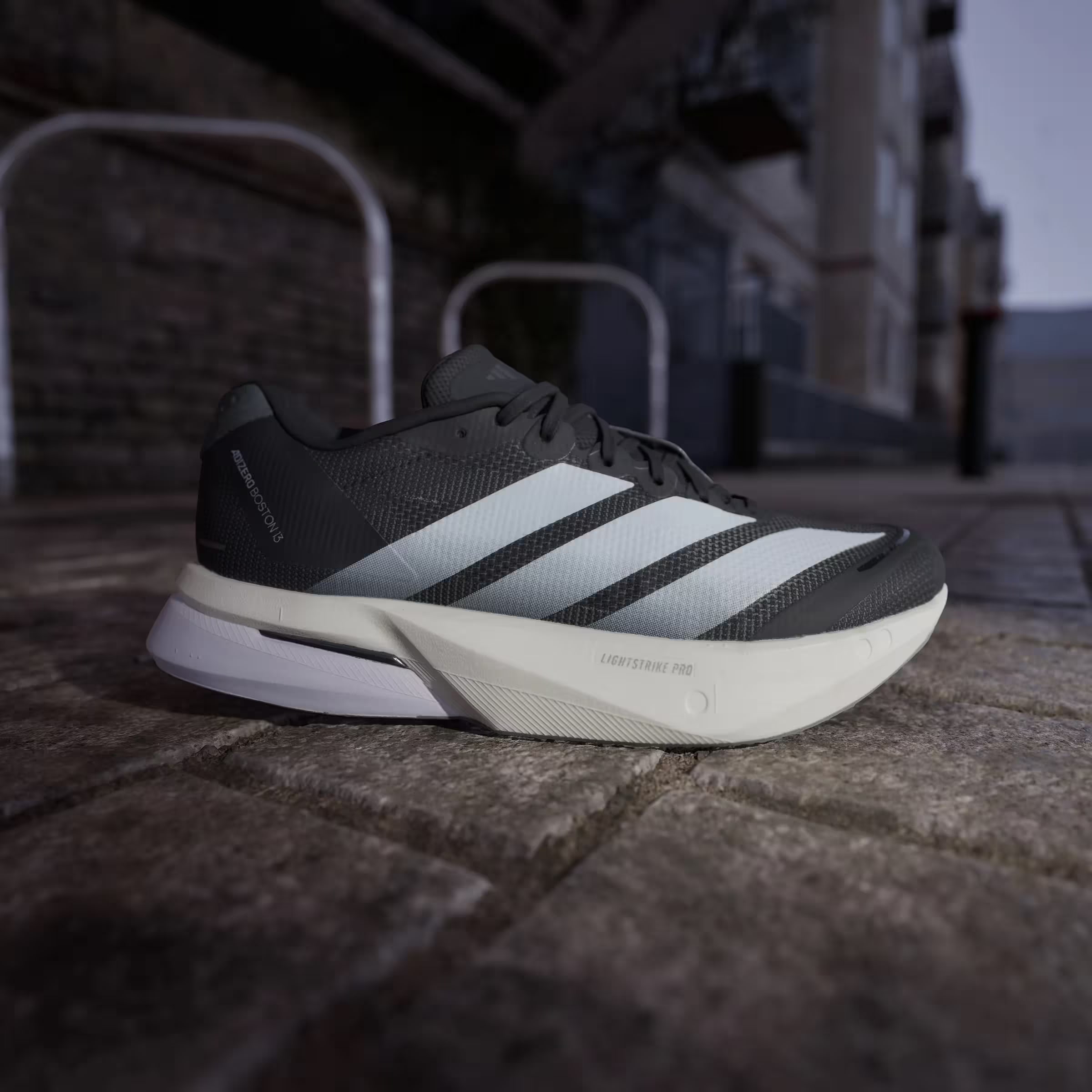 adidas Adizero Boston 13 Core Black Cloud White Grey Five (Women's)