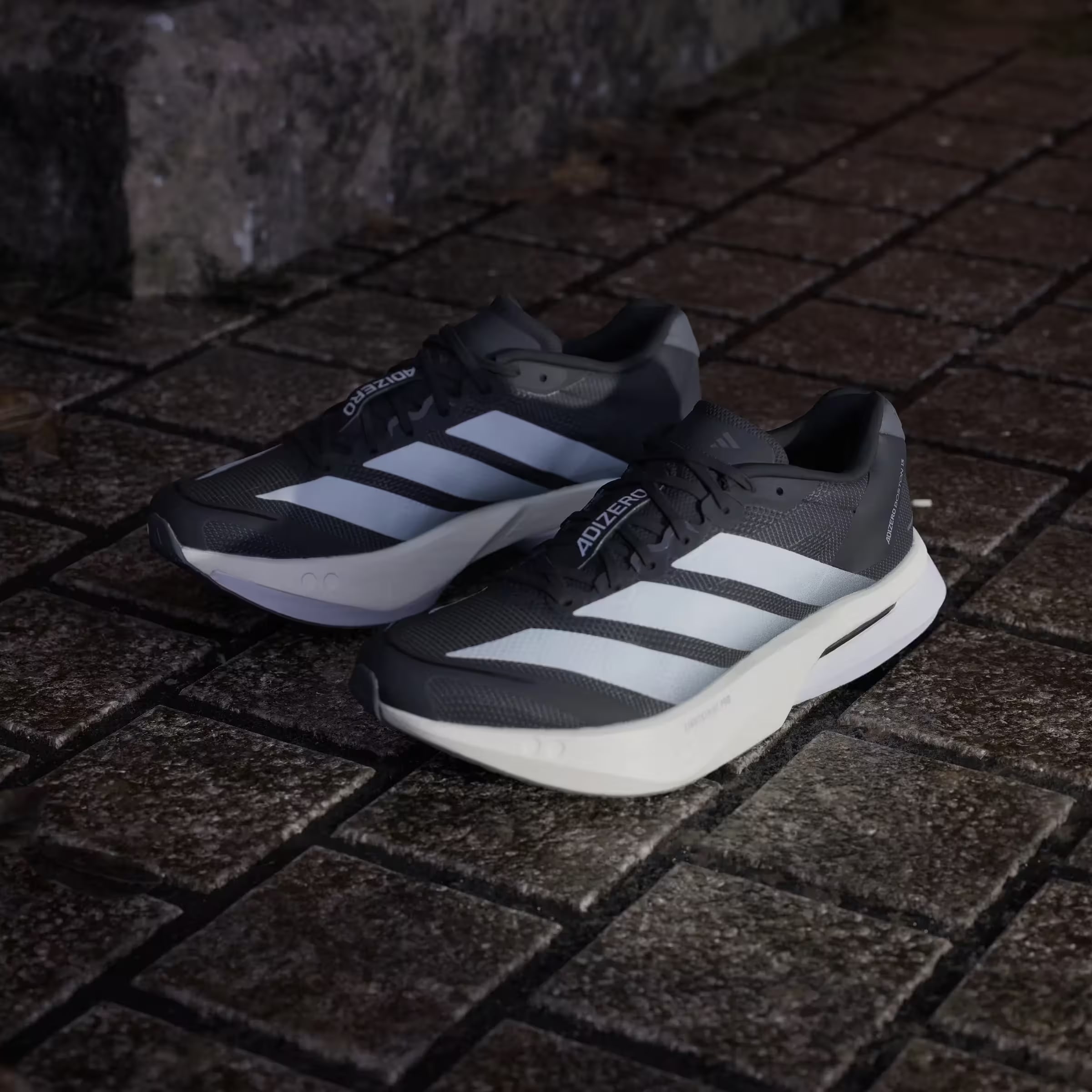 adidas Adizero Boston 13 Core Black Cloud White Grey Five (Women's)