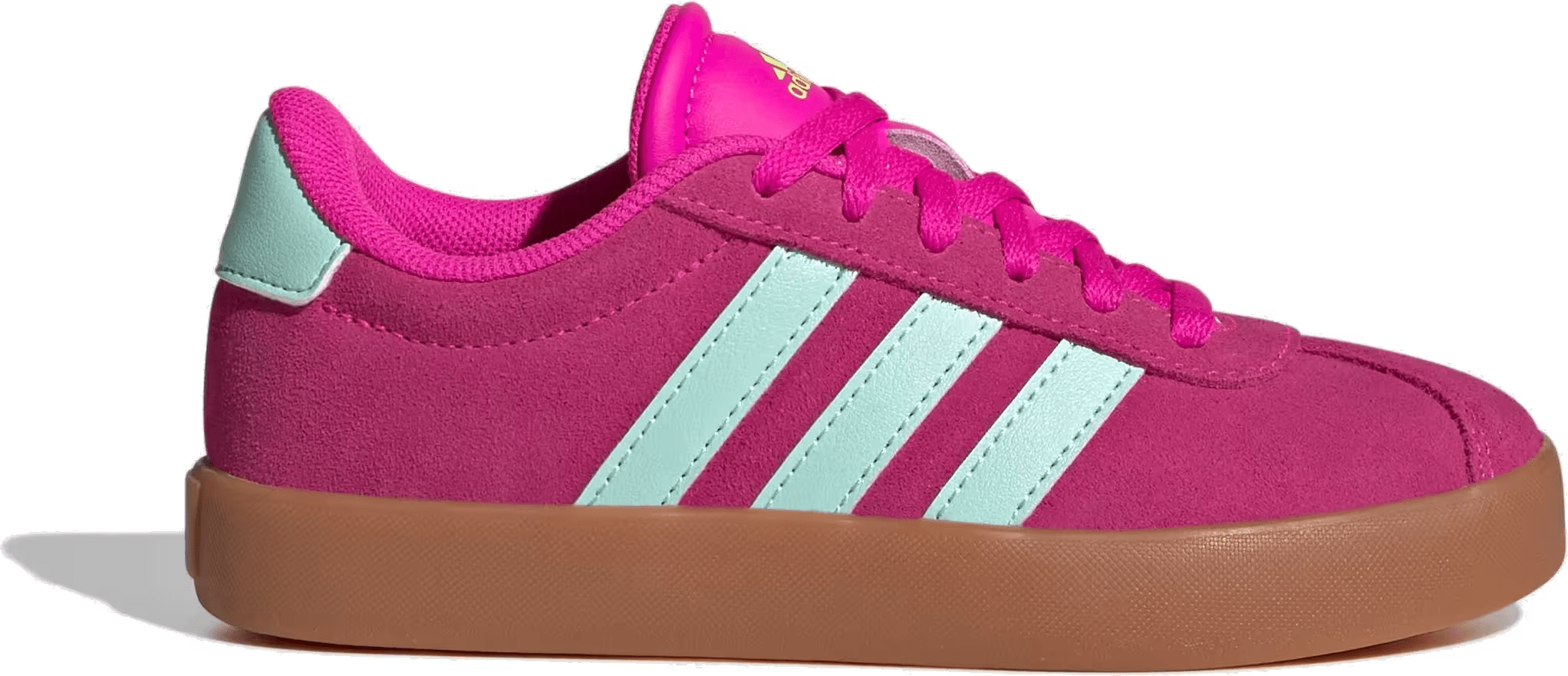 adidas VL Court 3.0 Shock Pink Semi Flash Aqua Lucid Lemon (GS)