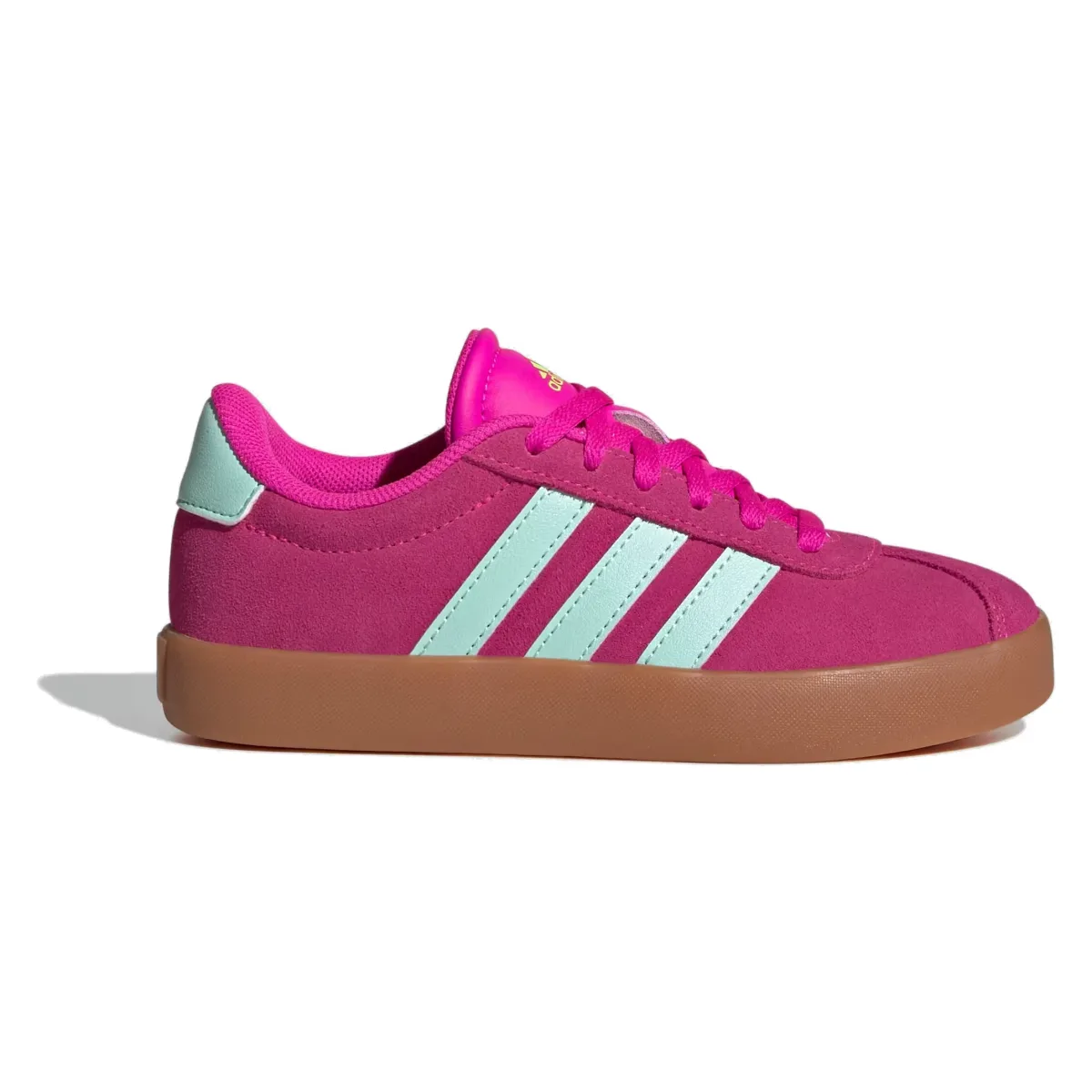 adidas VL Court 3.0 Shock Pink Semi Flash Aqua Lucid Lemon (GS)
