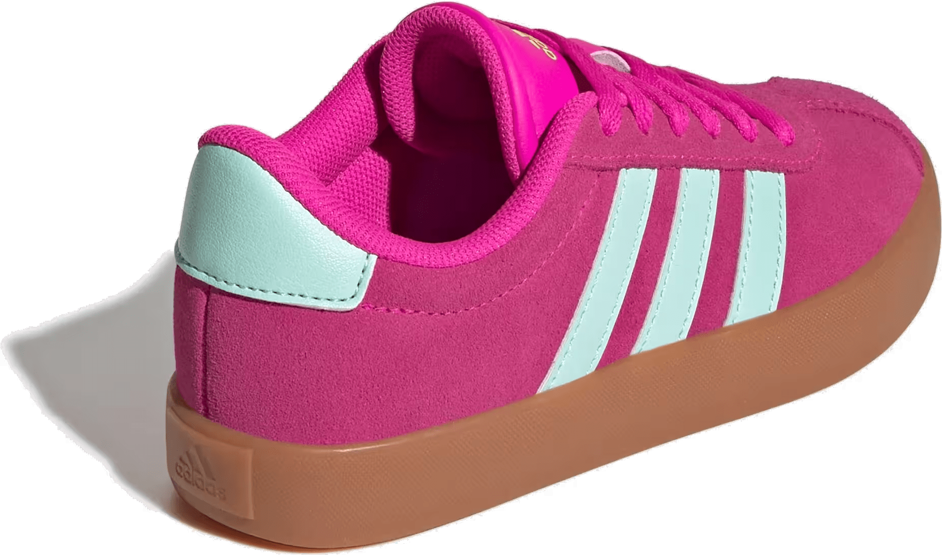 adidas VL Court 3.0 Shock Pink Semi Flash Aqua Lucid Lemon (GS)