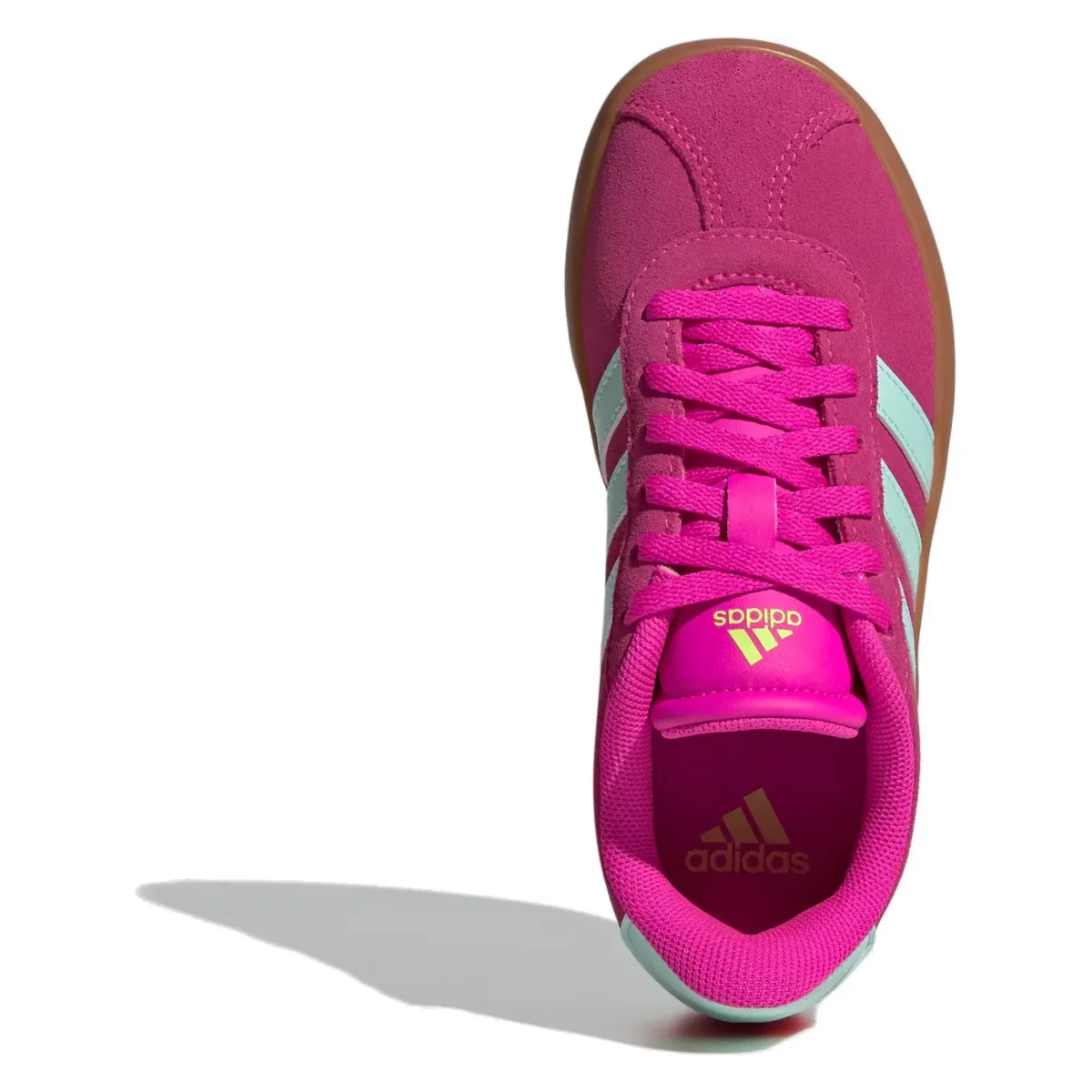 adidas VL Court 3.0 Shock Pink Semi Flash Aqua Lucid Lemon (GS)