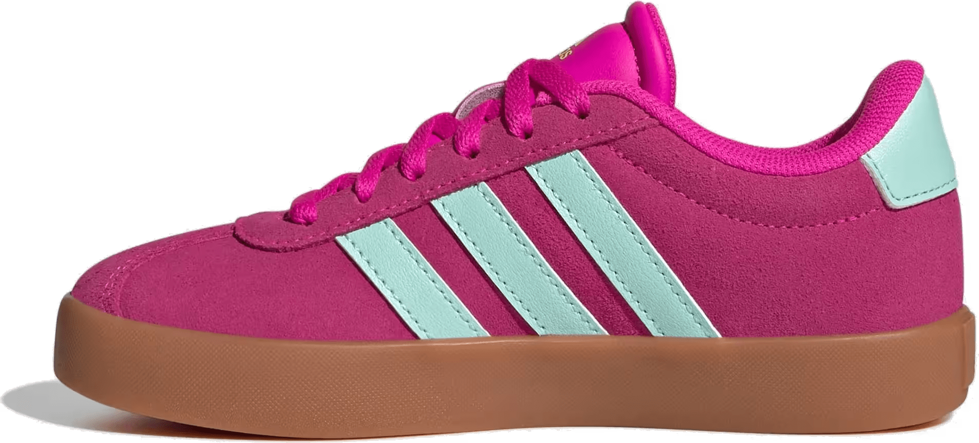 adidas VL Court 3.0 Shock Pink Semi Flash Aqua Lucid Lemon (GS)