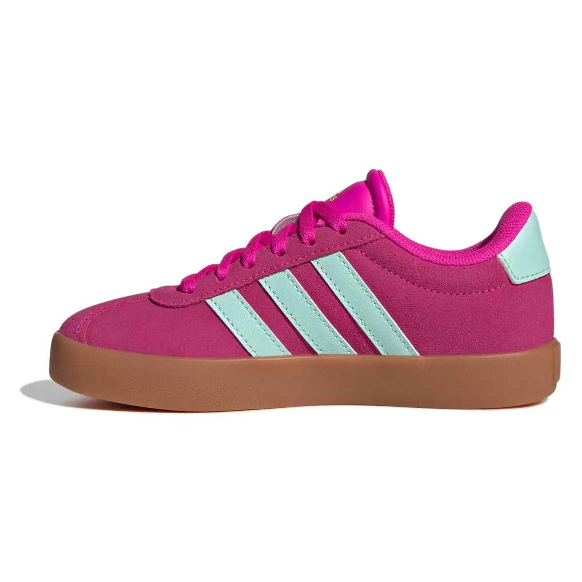 adidas VL Court 3.0 Shock Pink Semi Flash Aqua Lucid Lemon (GS)