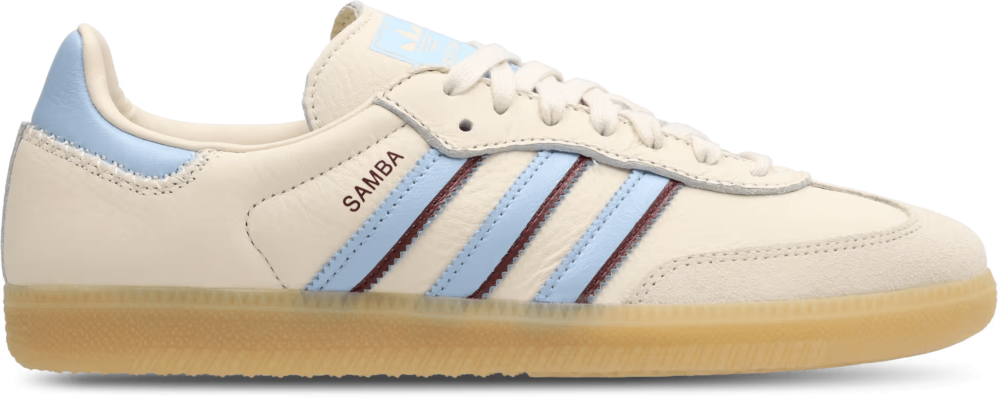 adidas Samba OG Wonder White Clear Sky Shadow Red